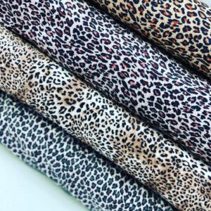 leopar desenli kadife kumaş
