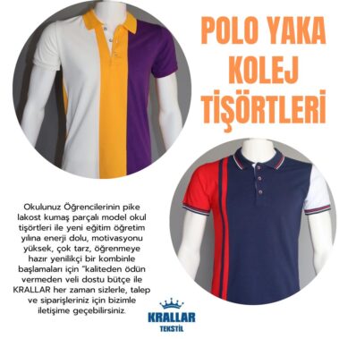 krallar okul kolej tişörtleri