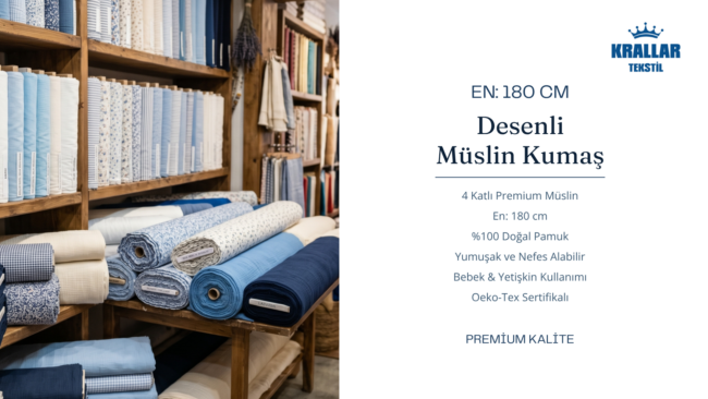 Desenli müslin kumaş modelleri ve modern kumaş koleksiyonları.