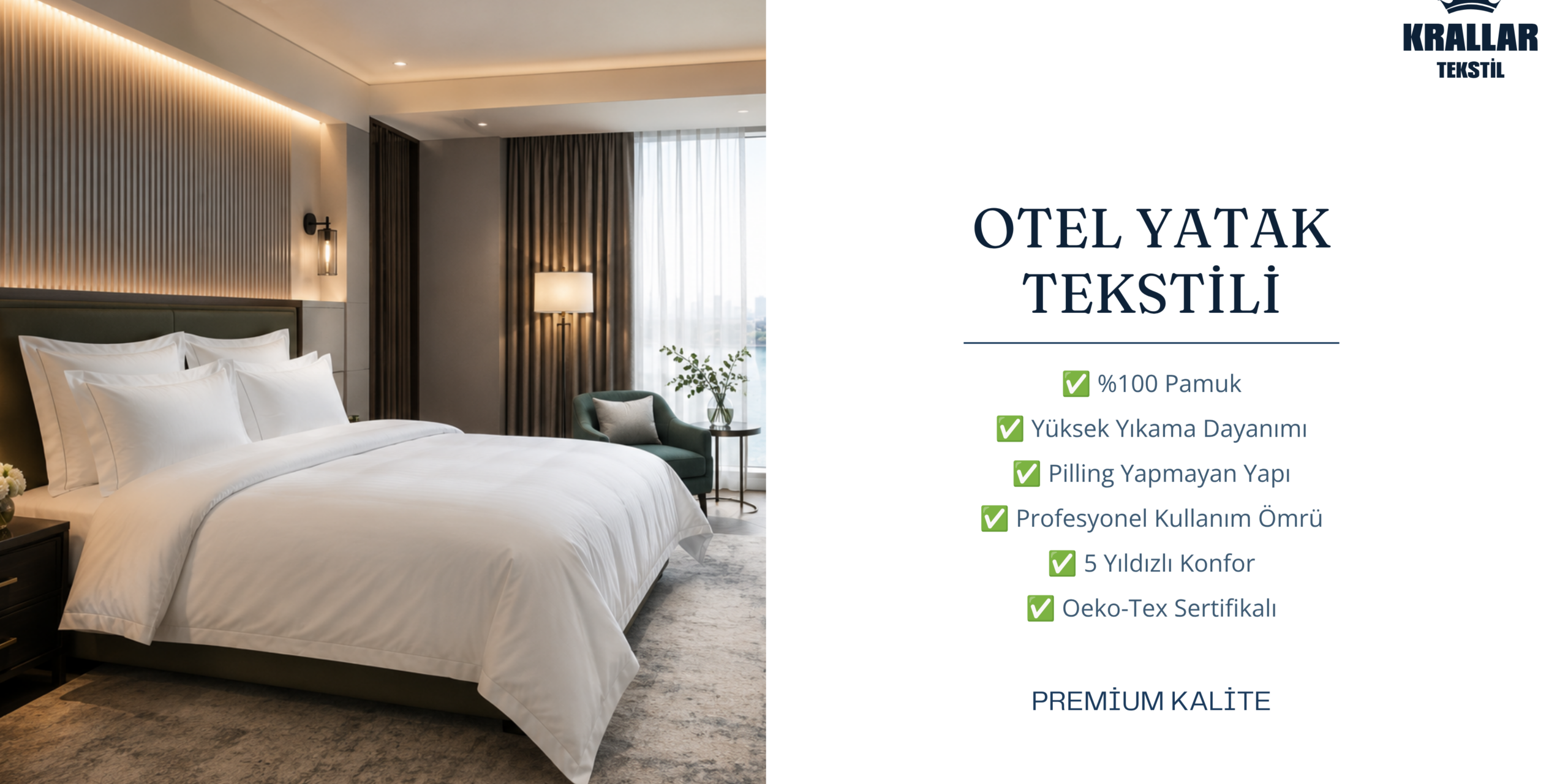 denizli-otel-nevresim-grubu-premium-otel-tekstili Denizli'de profesyonel otel tekstili çözümleriyle üretilen dayanıklı nevresim grubu, otel tipi çarşaf ve premium yatak tekstili ürünleri Krallar Tekstil güvencesiyle.