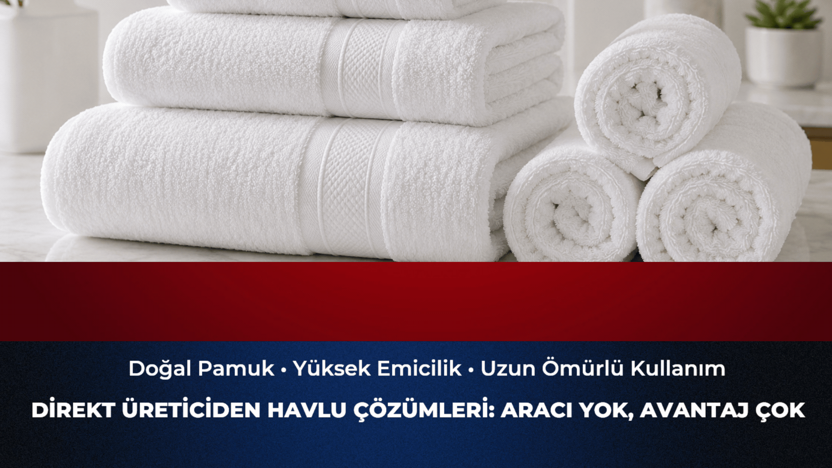 Havlu üreticisi Krallar Tekstil olarak yüksek emicilik, yumuşak doku ve uzun ömürlü kullanım sunan kaliteli havlu çözümleri. Otellerden spa merkezlerine, kurumsal işletmelerden perakende satış noktalarına kadar farklı ihtiyaçlara uygun profesyonel havlu üretimi ve toptan tedarik hizmetleri.