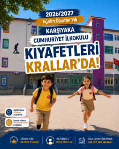 Cumhuriyet İlkokulu okul kıyafetleri ve okul forması, Krallar Tekstil kalitesiyle üretilmekte ve Krallar mağazalarında satışa sunulmaktadır.