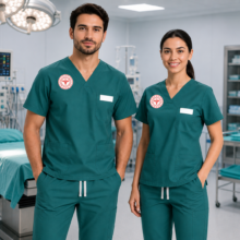 Frosty Spruce ameliyathane scrubs takımı, kadın ve erkek cerrahlar, ameliyathane hemşireleri, anestezi uzmanları, anestezi teknikerleri, ameliyathane teknisyenleri ve sterilizasyon ünitesi çalışanları için profesyonel kullanım sunar. Krallar Tekstil tarafından hareket özgürlüğü sağlayan, dayanıklı ve yoğun çalışma koşullarına uygun kumaş yapısıyla üretilmektedir.