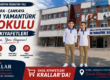 Ankara Çankaya Türkan Yamantürk İlkokulu 2026-2027 okul kıyafetleri. Beyaz-lacivert polo tişört ve bej pantolon modelleri Krallar Tekstil kalitesiyle.