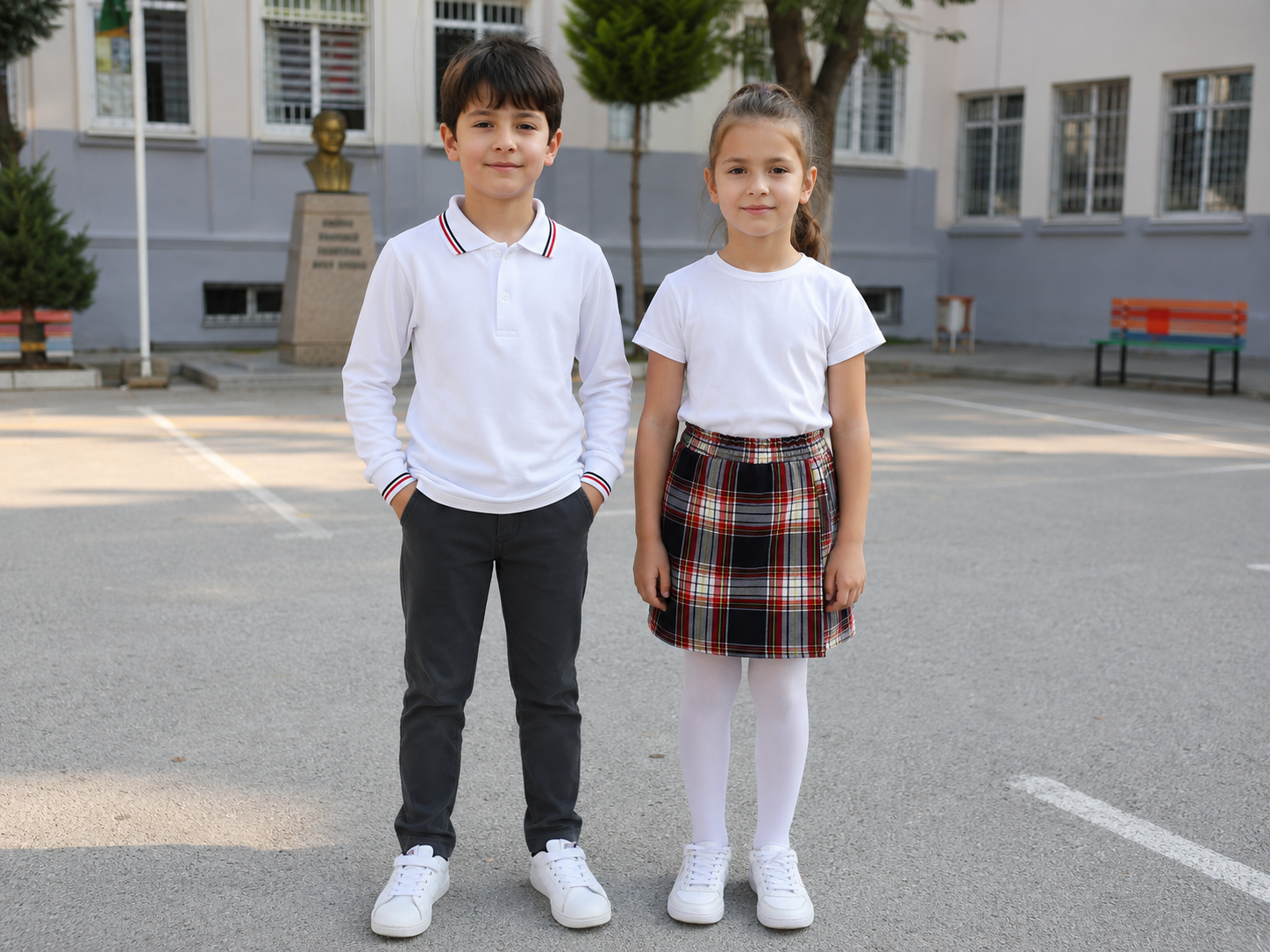Aydın Efeler Güzelhisar İlkokulu Okul Forması Kıyafeti 2026-2027 Aydın Giyimgo'da!