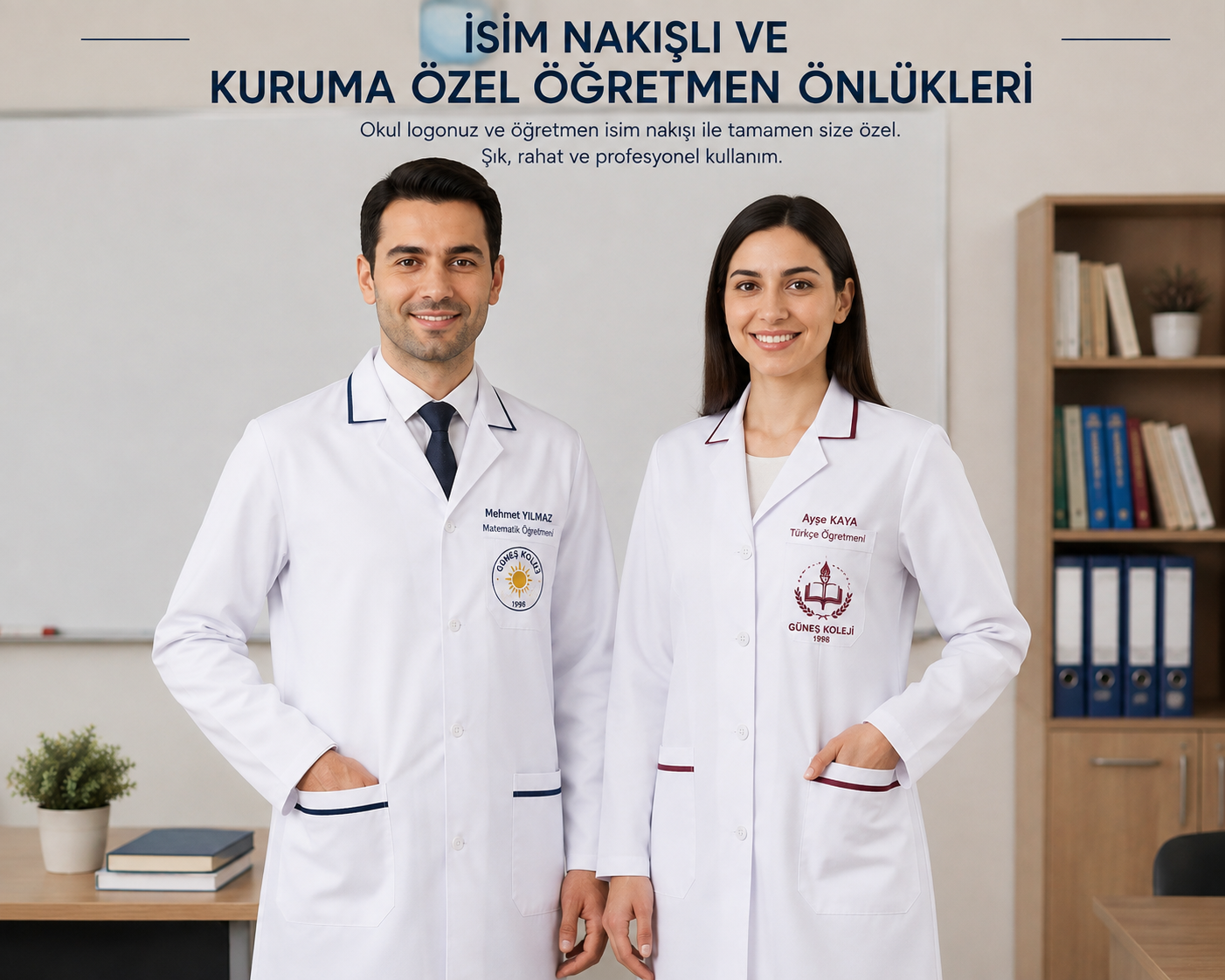 Çankırı Meb Genegelgesine Uygun Öğretmen Önlüğü Modelleri