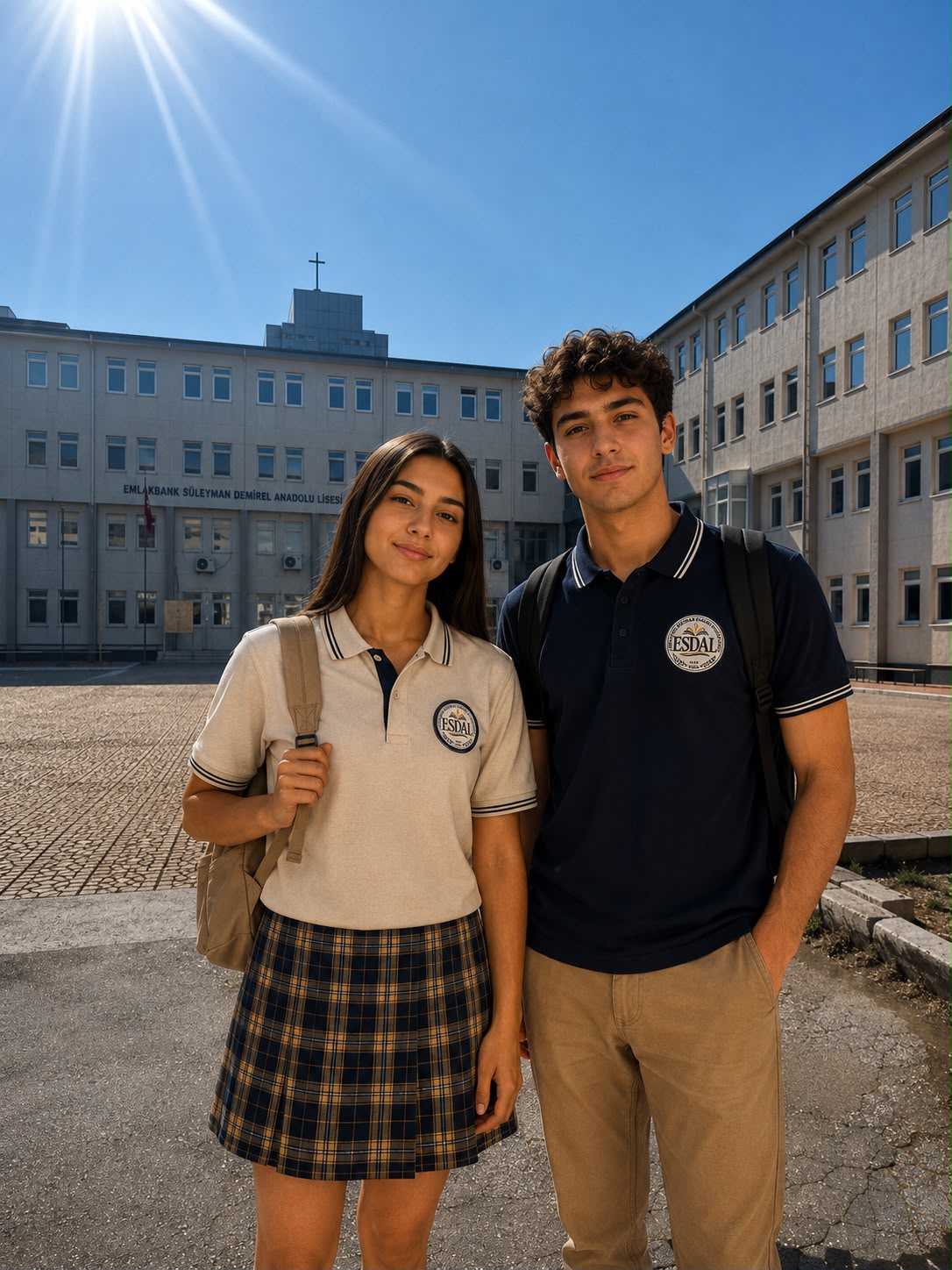 Emlakbank Süleyman Demirel Anadolu Lisesi 2026-2027 yeni okul kıyafeti forması Karşıyaka İzmir
