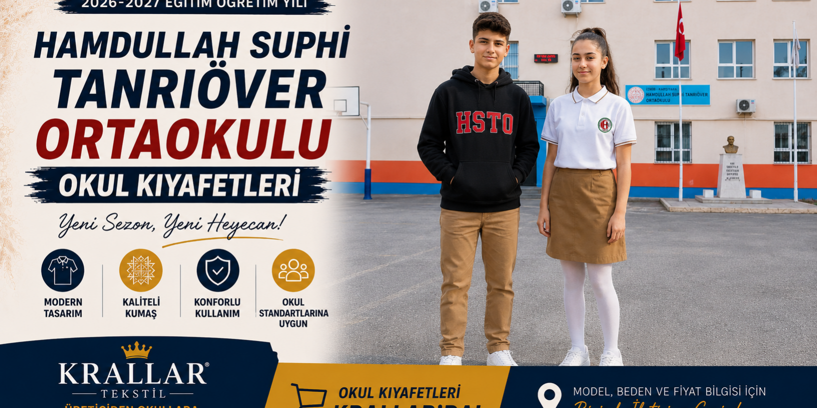 izmir-karsiyaka-hamdullah-suphi-okul-formasi-kiyafeti-karsiyaka-krallar İzmir Karşıyaka Hamdullah Suphi Tanrıover Ortaokulu Yeni Sezon Okul Forması Kıyafeti Krallar Tekstil