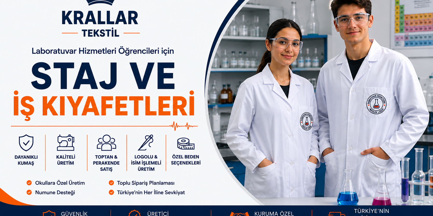 laboratuvar-hizmetleri-staj-is-kiyafetleri-krallar-tekstil Laboratuvar Hizmetleri öğrencileri için staj ve iş kıyafetleri, okul logolu özel üretim ve toplu sipariş avantajlarıyla Krallar Tekstil’de!