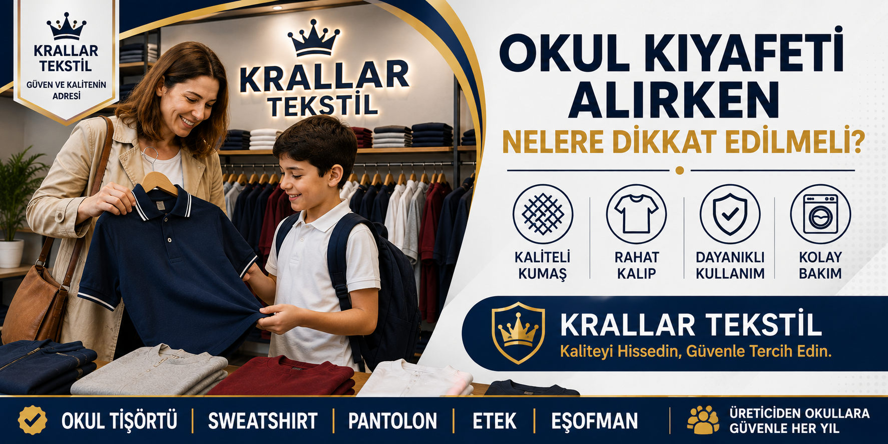 okul-kiyafeti-alirken-nelere-dikkat-edilmeli-krallar-tekstil Kaliteli okul kıyafetleri, okul formaları, polo yaka tişört, sweatshirt, pantolon, etek ve eşofman modelleri – Krallar Tekstil okul kıyafeti üreticisi ve tedarikçisi.