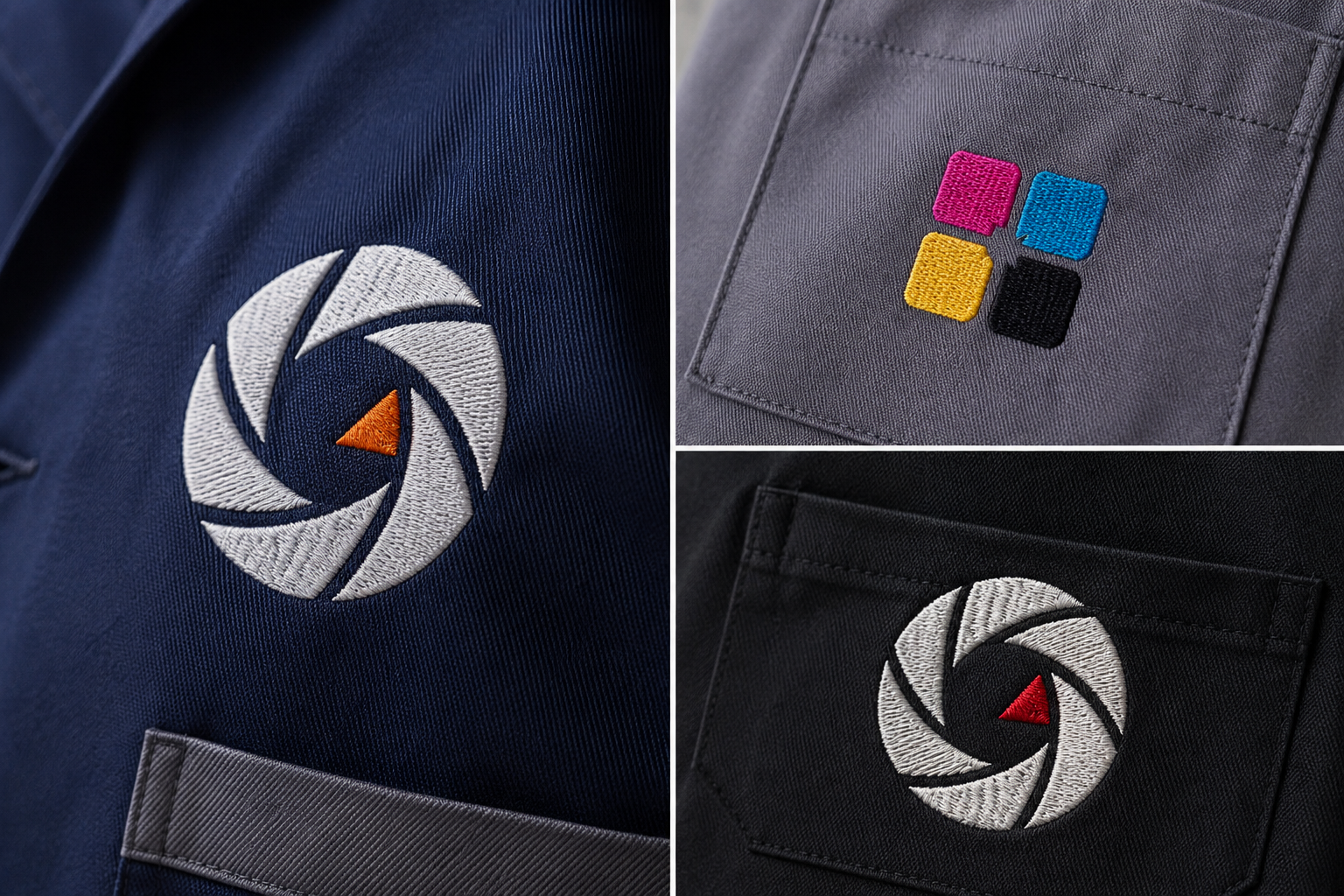 Okul logosu ve isim nakışı uygulanabilen Grafik ve Fotoğraf Bölümü önlükleri Krallar Tekstil’de.