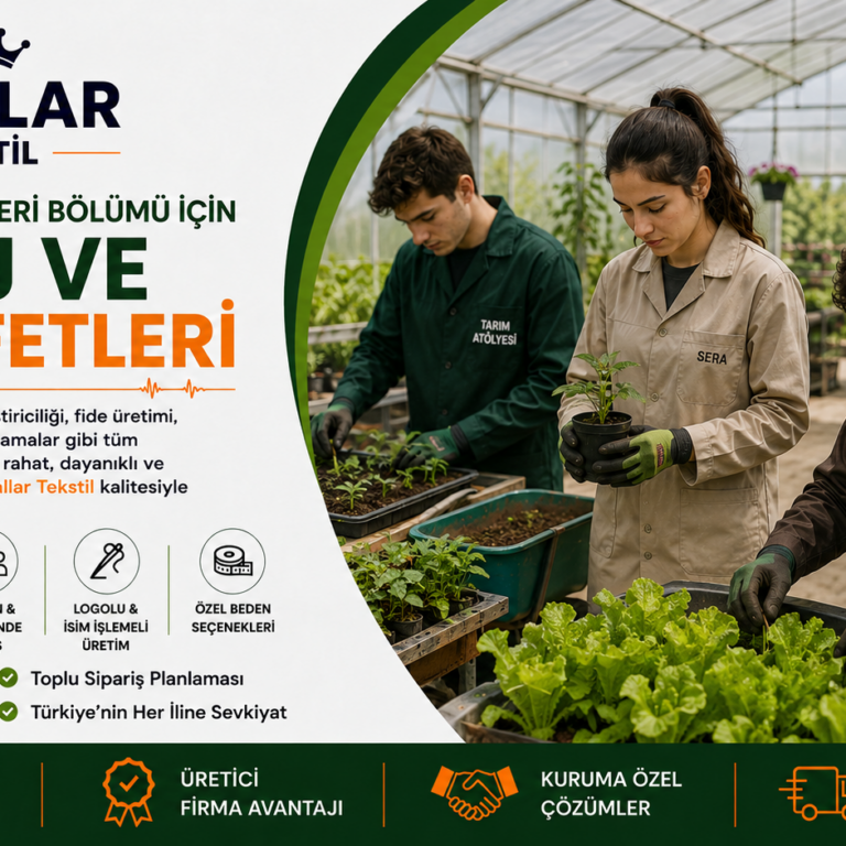 tarim-teknolojileri-is-staj-kiyafetleri-krallar-tekstil Krallar Tekstil’den Tarım Teknolojileri öğrencilerine özel, sera, bahçe ve bitki yetiştiriciliği uygulamalarına uygun iş ve staj kıyafetleri.