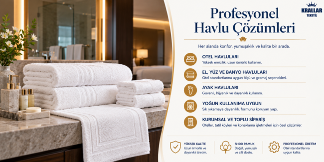 Denizli Otel Ayak Havlu Üreticisi İmalatçısı Satıcısı Krallar Tekstil