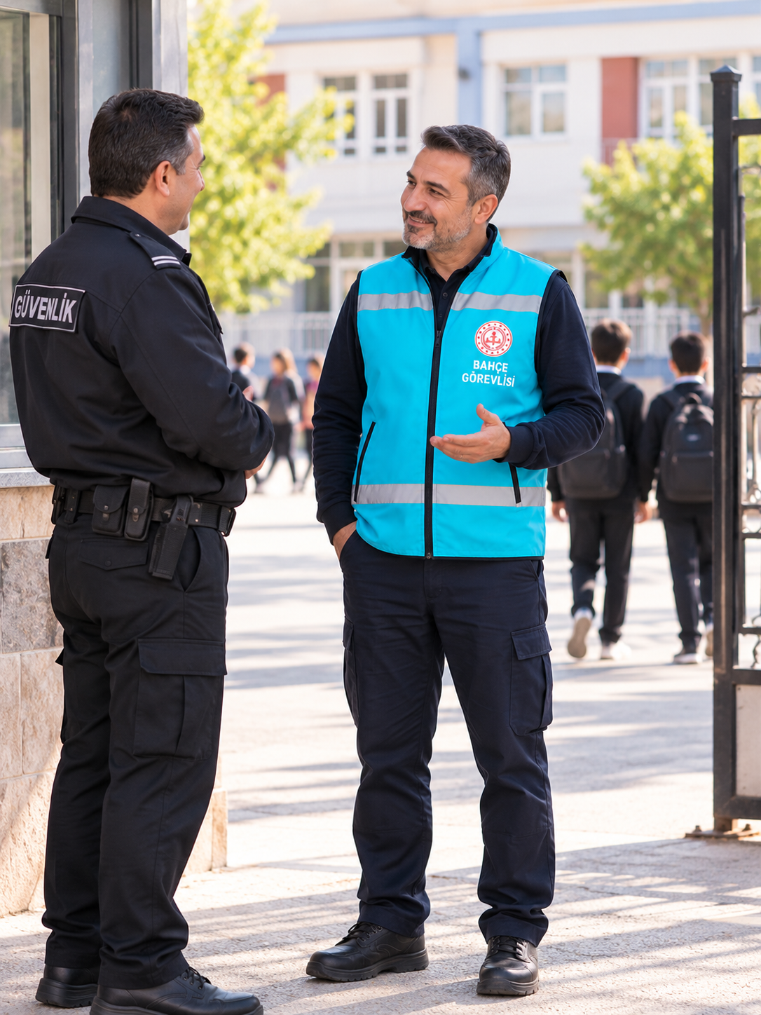 Meb Standardına Uygun Reflektörlü Bahçe Görevlisi Yeleği Detayları Krallar Tekstil