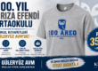 100. Yıl Ali Rıza Efendi Ortaokulu Okul Kıyafetleri, 350 TL Tişört Fiyatı, Güleryüz AVM Krallar Yetkili Satış Noktası ve Avantajlı Okul Forması Satışı.