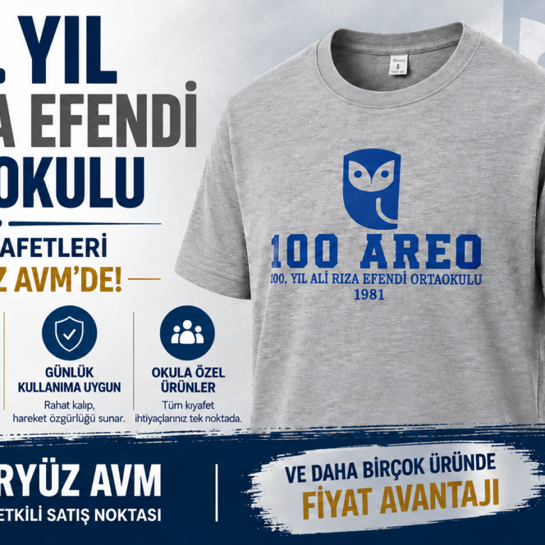 istanbul-kartal-100-yil-ali-riza-efendi-ortaokulu-formasi-okul-tisortu-guleryuz-avm 100. Yıl Ali Rıza Efendi Ortaokulu Okul Kıyafetleri, 350 TL Tişört Fiyatı, Güleryüz AVM Krallar Yetkili Satış Noktası ve Avantajlı Okul Forması Satışı.