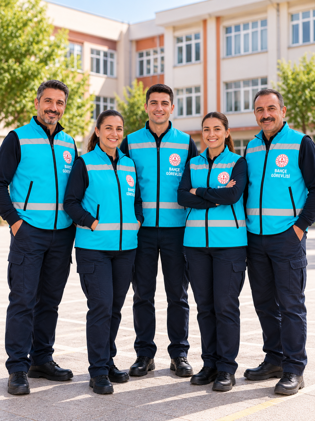 Meb Standardına Uygun Okul Bahçe Görevlisi Yeleği İmalatçısı Satıcısı Üreticisi Krallar Tekstil