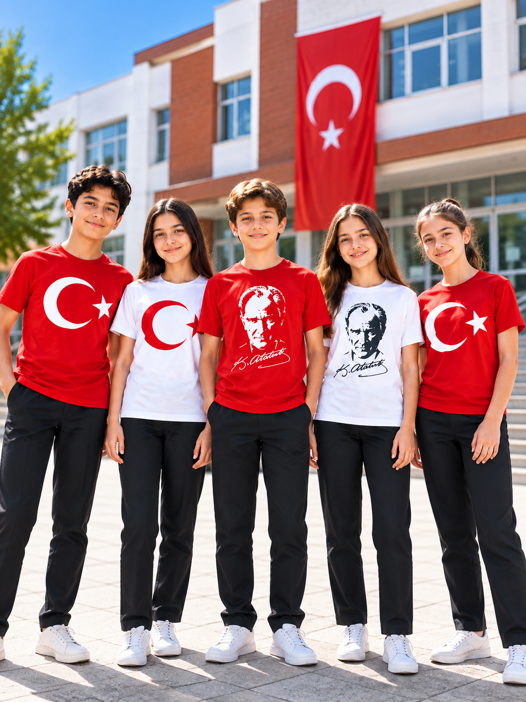 29 Ekim Türk Bayraklı Tişört Üreten Firmalar Satıcısı İmalatçısı Krallar Tekstil