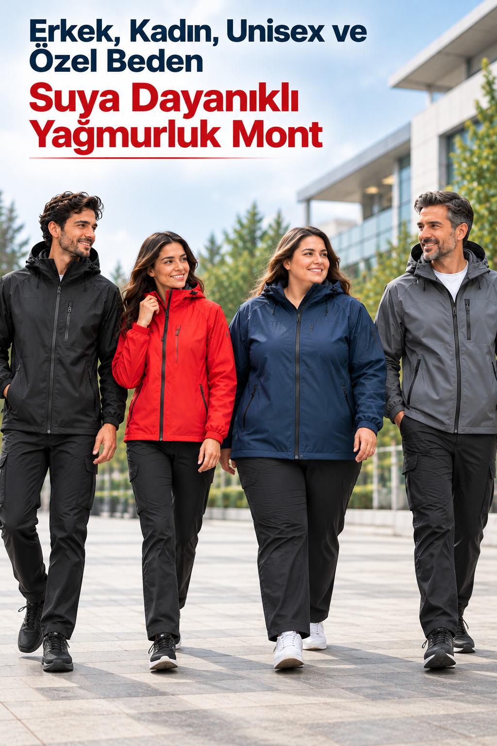 Krallar Tekstil, 53 yılı aşkın üretim tecrübesiyle farklı sektörlerin ihtiyaçlarına yönelik **suya dayanıklı yağmurluk mont üretimi** gerçekleştirmektedir. Kapüşonlu, fermuarlı, cepli, ince ve polar astarlı modeller; **farklı renk, erkek, kadın, unisex, büyük beden ve özel beden seçenekleriyle** sunulmaktadır. Kuruma özel **logo, baskı ve nakış uygulamaları**, toplu sipariş, devam üretimi ve Türkiye geneli gönderim imkânlarıyla profesyonel yağmurluk mont çözümleri sunulmaktadır.
