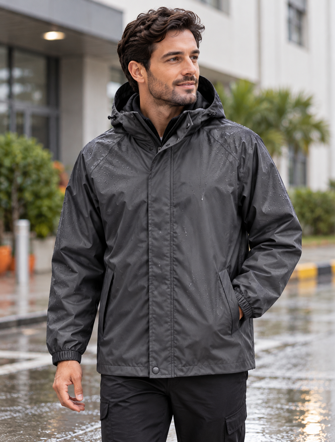 Krallar Tekstil, Karabük'teki işletmeler için farklı mevsim koşullarına uygun ince, hafif, astarlı ve polar astarlı yağmurluk mont seçenekleri sunar. Kurumsal personel ihtiyaçlarına göre model ve beden planlaması yapılabilir.