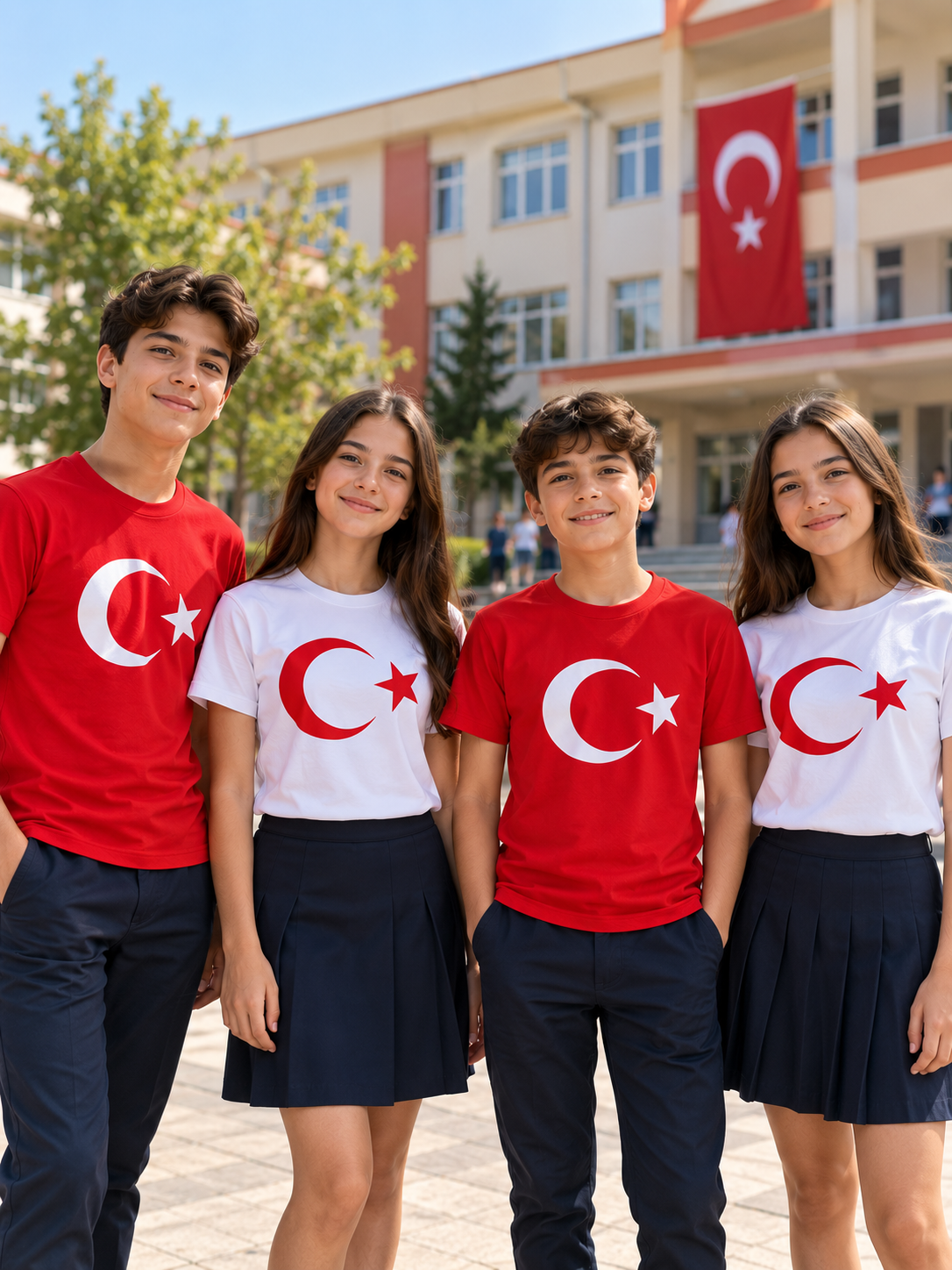 29 Ekim Türk Bayraklı Tişört Üretcisi Satıcısı İmalatçısı Krallar Tekstil