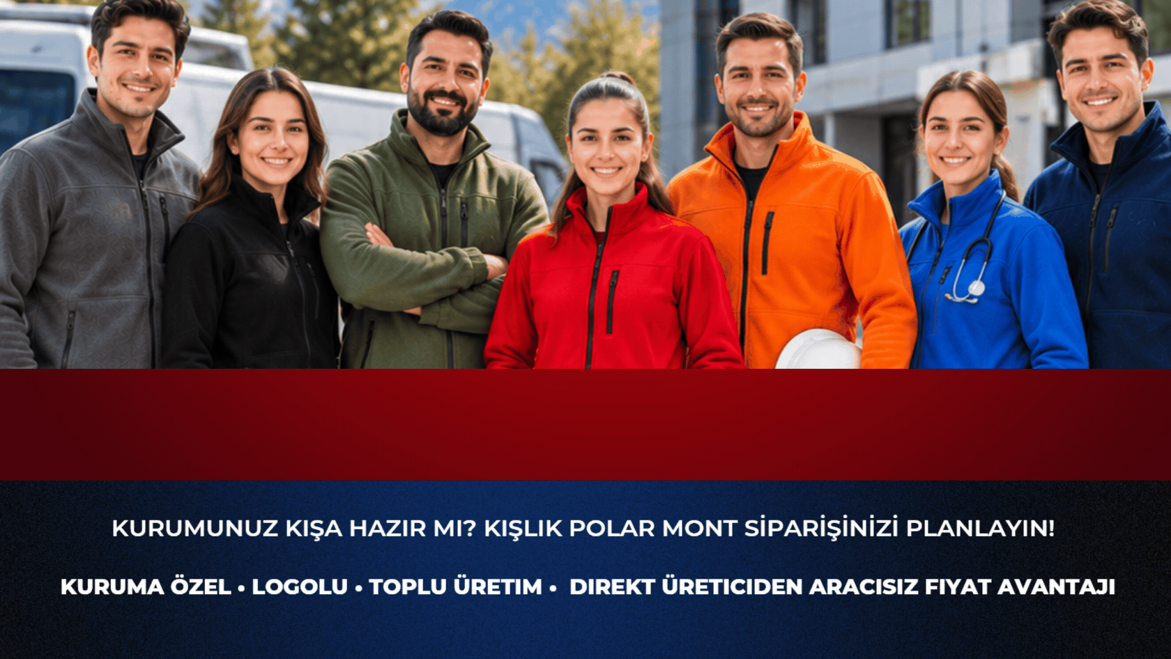 Kurumsal polar mont ihtiyaçlarınız için siparişinizi şimdiden planlayın. Krallar Tekstil’de 320 gr/m² antipilling polar kumaş, kuruma özel logo uygulaması, farklı renk ve beden seçenekleriyle toplu üretim avantajı.